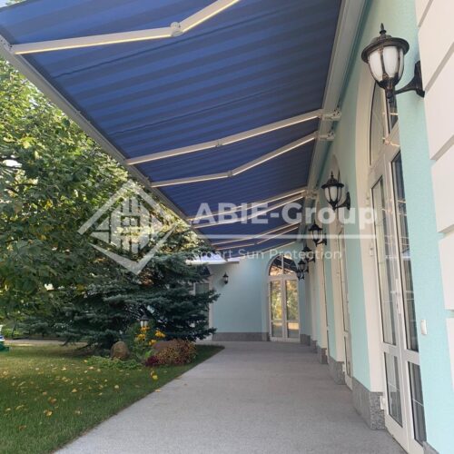 Фотографии выполненных работ компании «ABIE-GROUP» Испанских кассетных маркиз KYMA. дер.Барвиха, Одинцовский городской округ, Московская область.